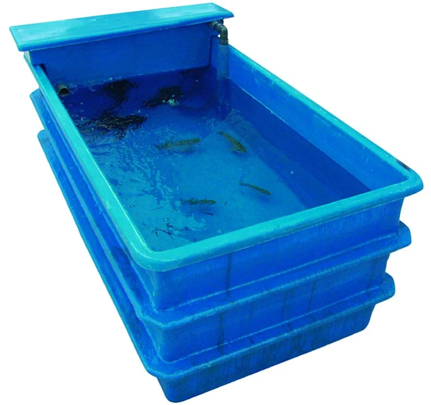 Professional Koi Pond Frp Fiberglass Fish Tank With Viewing Window