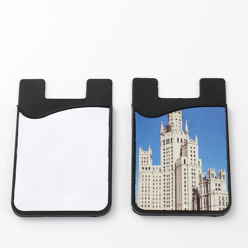 

Universal Namecard Holder Sublimation Print Blank Silicone Card Holder Phone