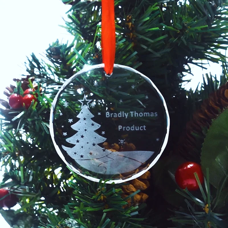 Factory Wholesale Clear Crystal Christmas Tree Ornaments For Party Decoration Buy Crystal