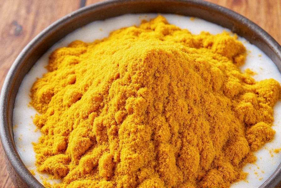 Spiced popcorn bowl with curry seasoning