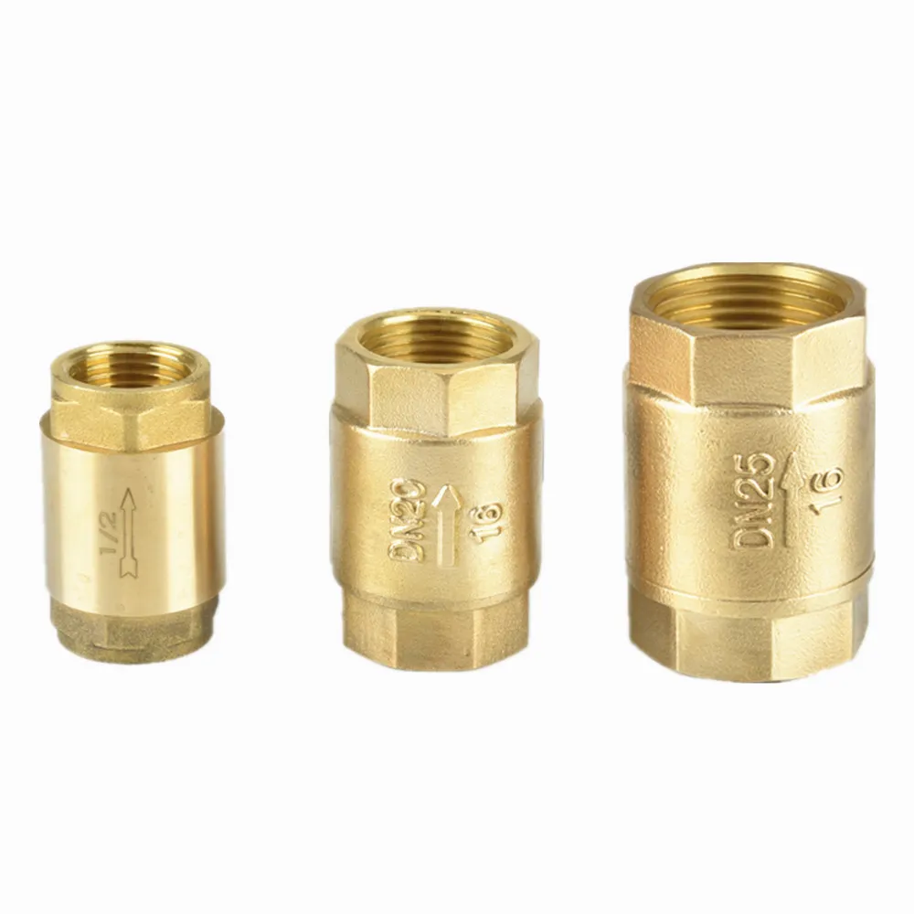 

Brass 1/2" 3/4" 1" 1-1/4" 1-1/2" 2" female thread wire mouth vertical check valve non-return valve
