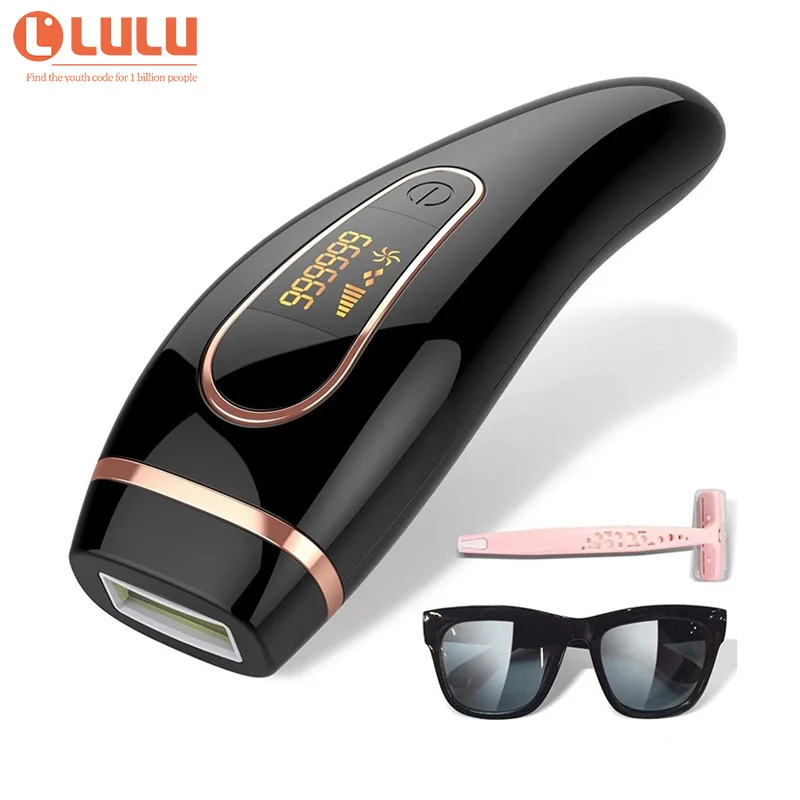 

Good Quality and Low Price Portable Face Leg Back Bikini Hair Removal Laser Hair Remover/ IPL Hair Remover 5 Levels ABS Resin, White + black