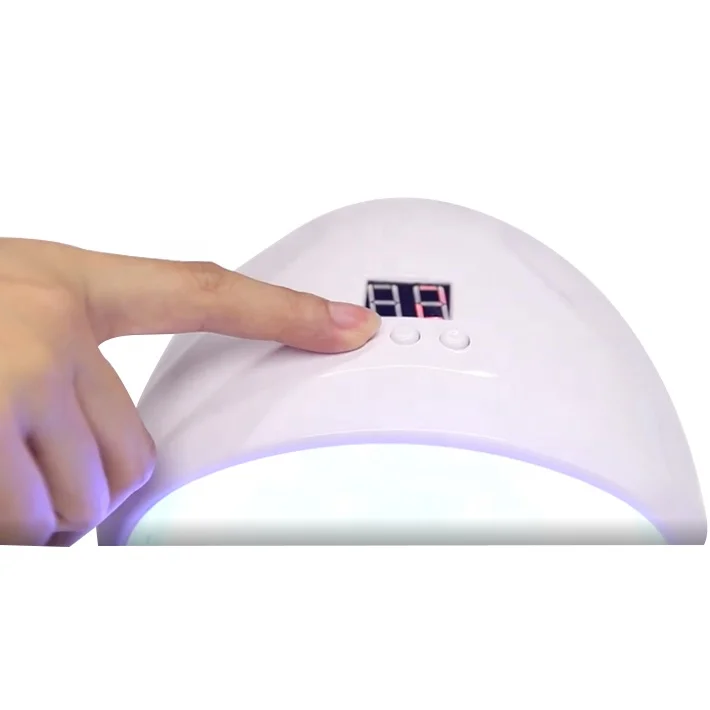

secador de unas gel lamp uv nail lamp uv led lamp for manicure, White