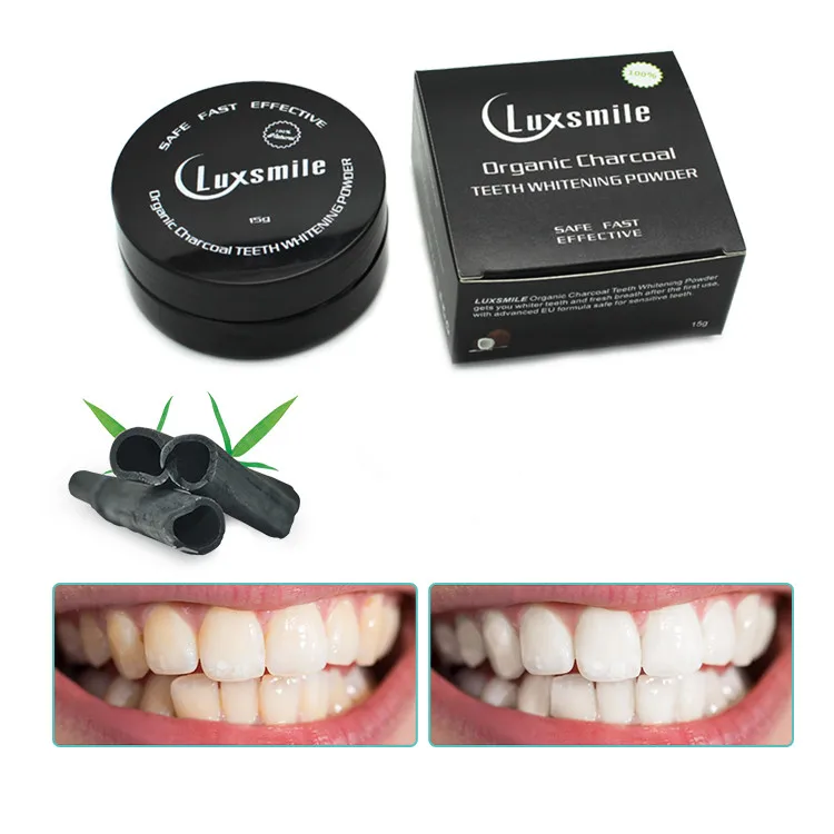 

Natural CE Activated Charcoal Bamboo Toothpaste Powder Black Activated Charcoal Coconut Mint Organic Teeth Whitening Powder