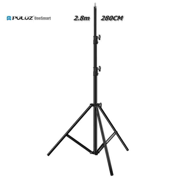 

Foldable 280cm Aluminum PULUZ 2.8m big Tripod Stand mount 3 Sections for Photography Video digital Camera flash photo light box