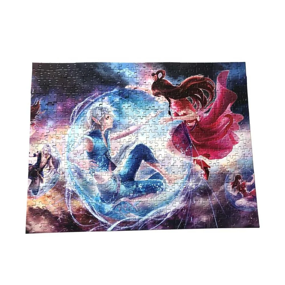 

High quality printed cardboard 500 pieces jigsaw puzzle with small moq, 4c
