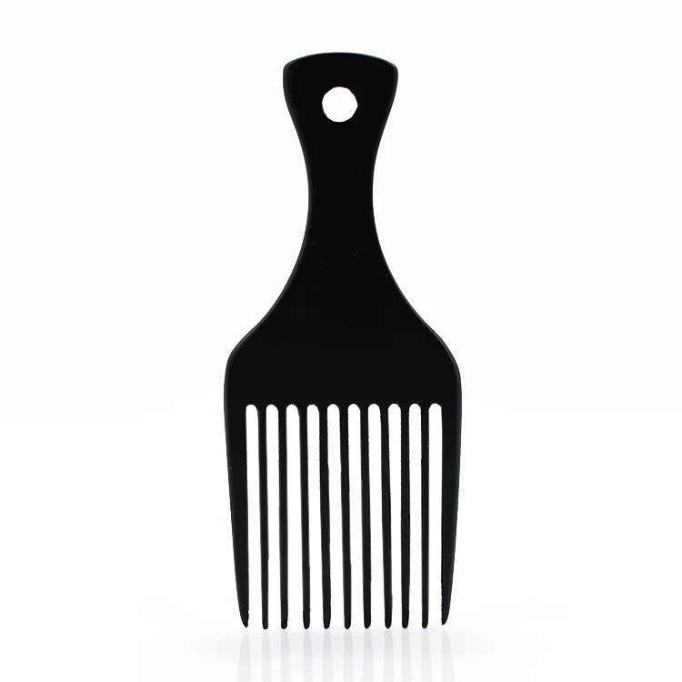 

Wholesale High Quality Bamboo and Wooden Wide Tooth Comb Afro Pick Beard Hair Straightener Comb with Handle, Black