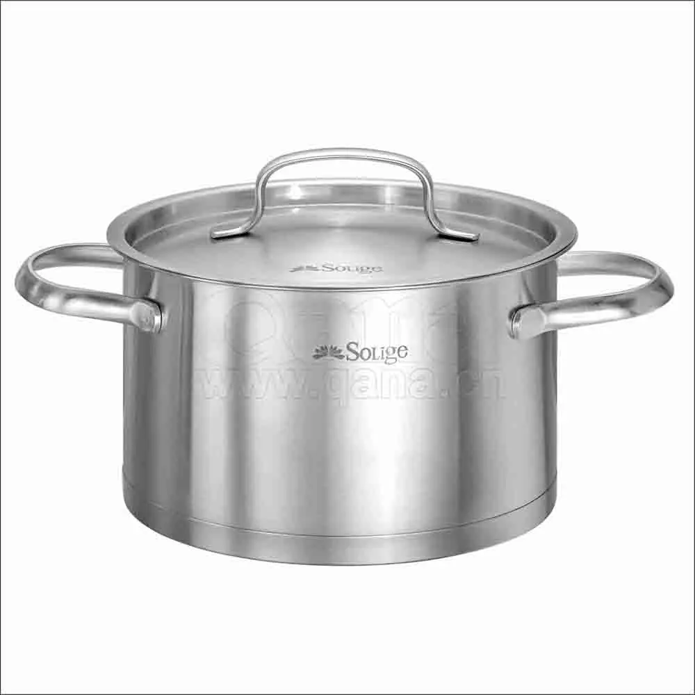 

QANA 2020 EUROPE READY TO SHIP MARCH 2RD TO 31TH SINGLE STAINLESS STEEL COOKWARE IN SS HANDLE