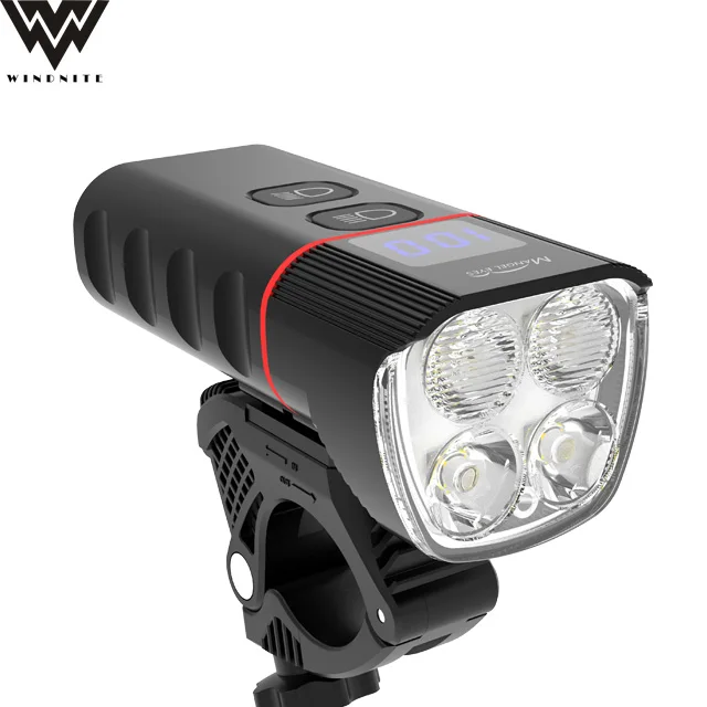 

2021 Windnite 1800lumen Bike LED Light USB Rechargeable LED Bicycle Cycle Light Lamp