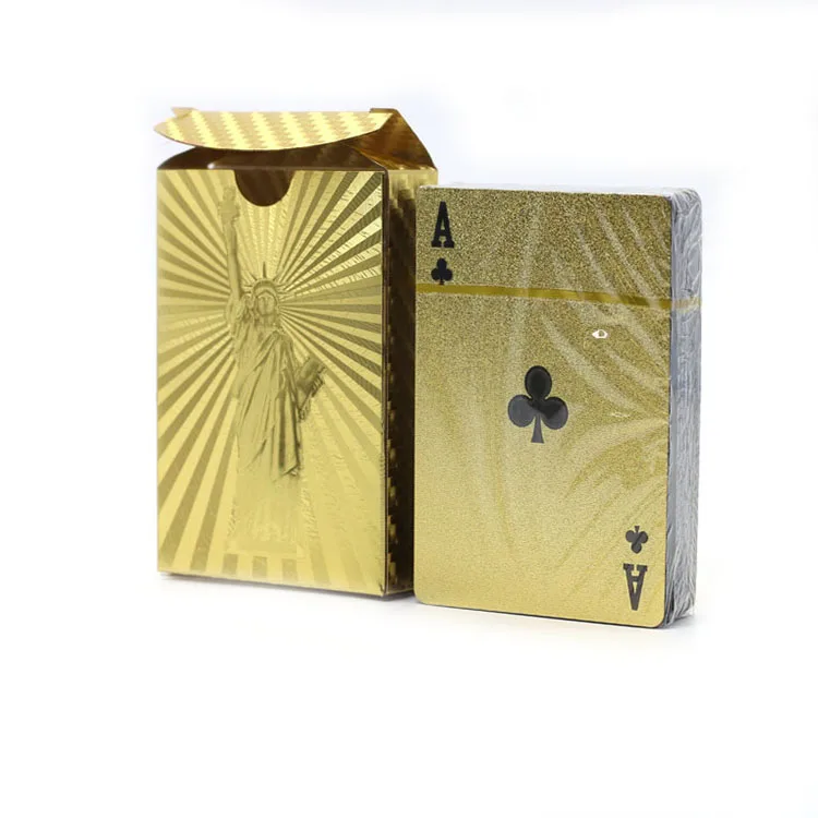 

Wholesale customized pokers set printing waterproof luxury plastics playing game cards, Cmyk