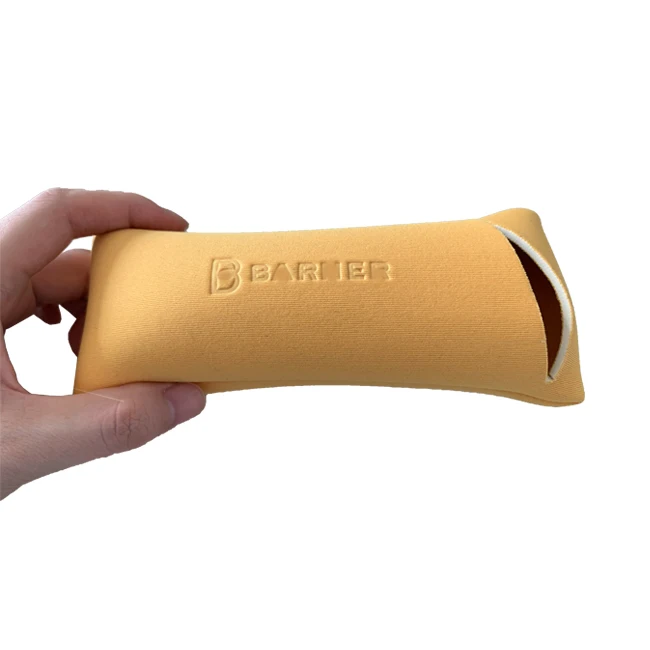 

2021 hot selling mini cute soft neoprene sunglass case, Black purple, yellow, pink, green, blue or custom
