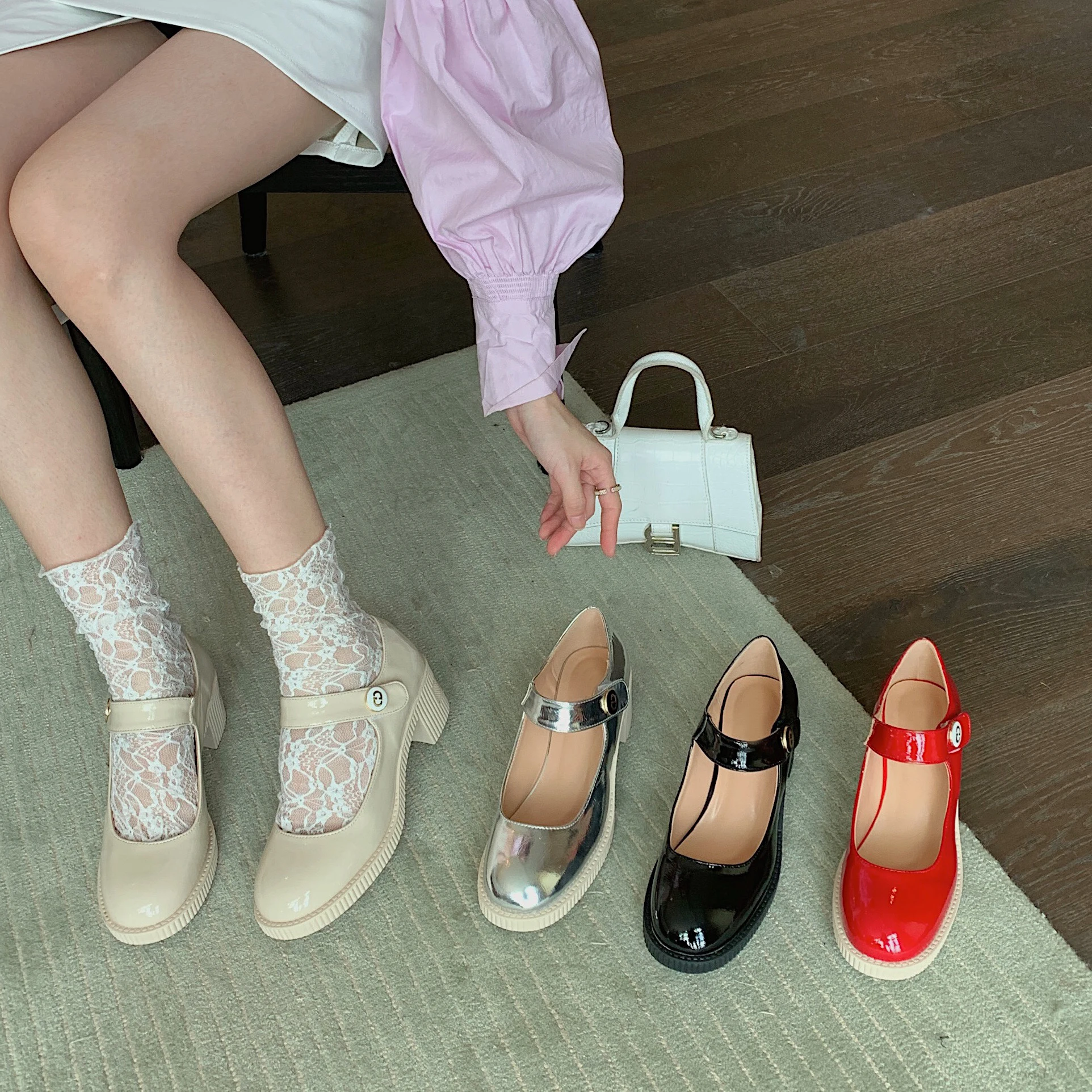 

New Korean Mary Jane shoes women's single shoes in autumn and winter 2022