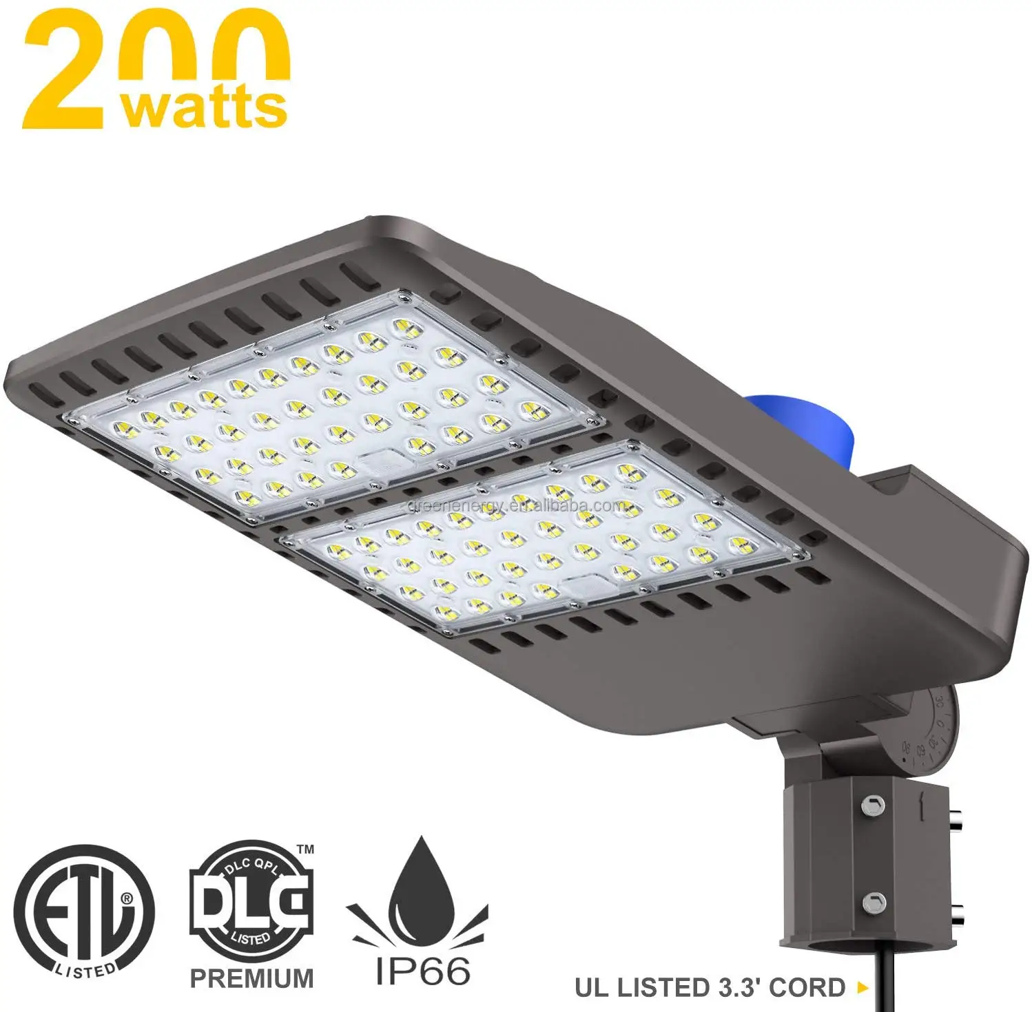 

slip fitter mount 130lm/w 150lm/w 200w led shoebox light with dusk to dawn photocell sensor wholesale cheap price high quality