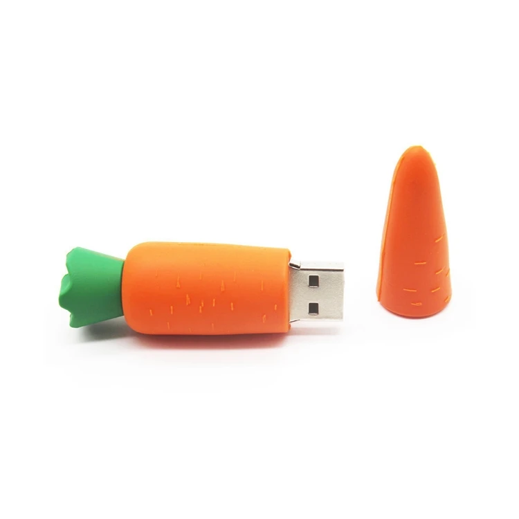 JASTER Professional manufacturer Portable cartoon plastic vegetable usb flash drive 4GB 8GB 16GB 32GB 64GB 128GB usb2.0 U stick - ANKUX.COM