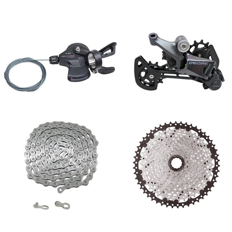 

SHIMANO Deore M6100 1x12 Speed derailleurs Groupset 12 speed right shift lever dowel CN Chain RD sunshine cassette 46T 50T 52T