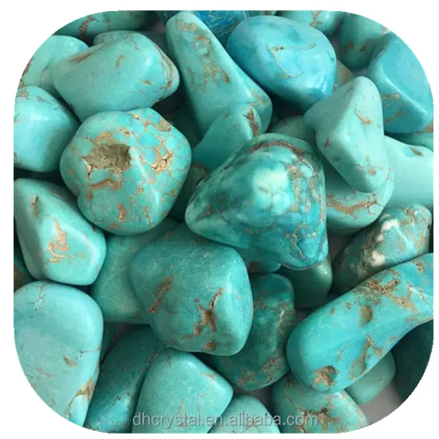 

Turquoise crystals Healing stones tumbled for Home Decoration and Gifts