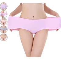 

TuKIIE Soft Ice Silk Seamless Low-Rise Underpants Transparent Female XXXL Plus Size Panties Underwear