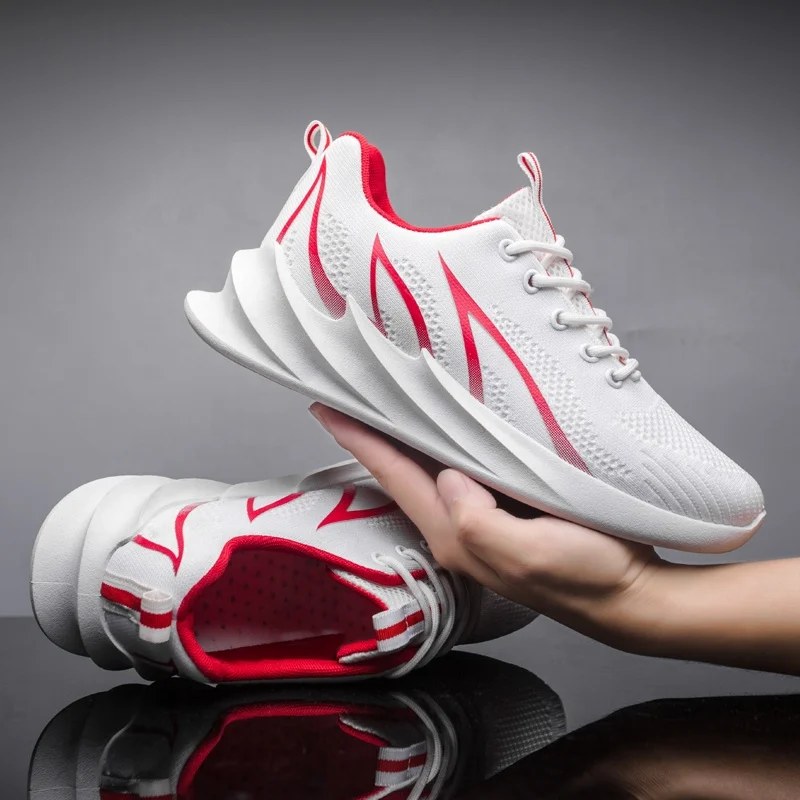 
2019 Unique Design Fashion Sneaker Men Latest Walking Shoes For Men Mesh Basketball Shoe Breathable SH-XM666 
