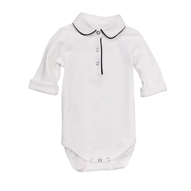 

What&why Summer Short-Sleeve Baby Romper Newborn Polo Jumpsuit Organic Cotton Kids Clothing Onesie kids 2021 summer clothing