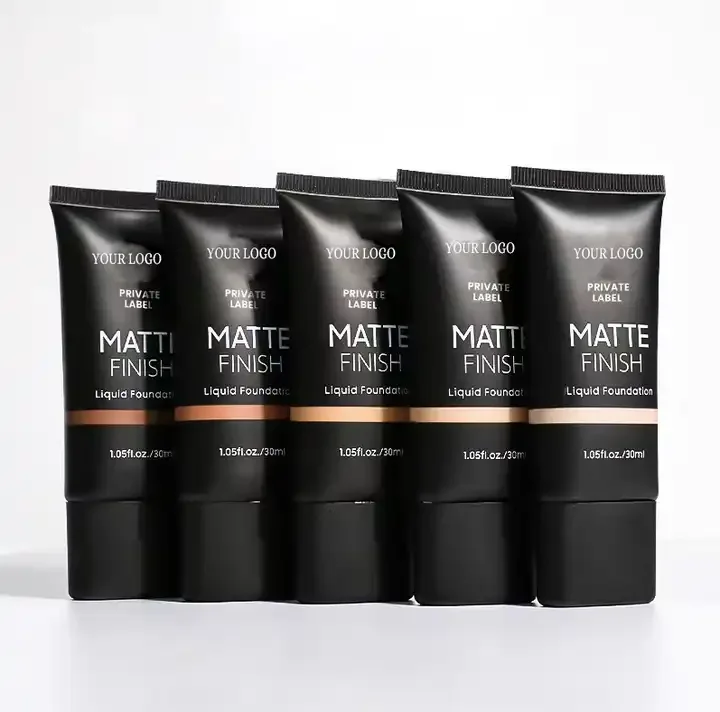 

Makeup Foundation Matte Natural Waterproof Private Label For Black Women Liquid Foundation