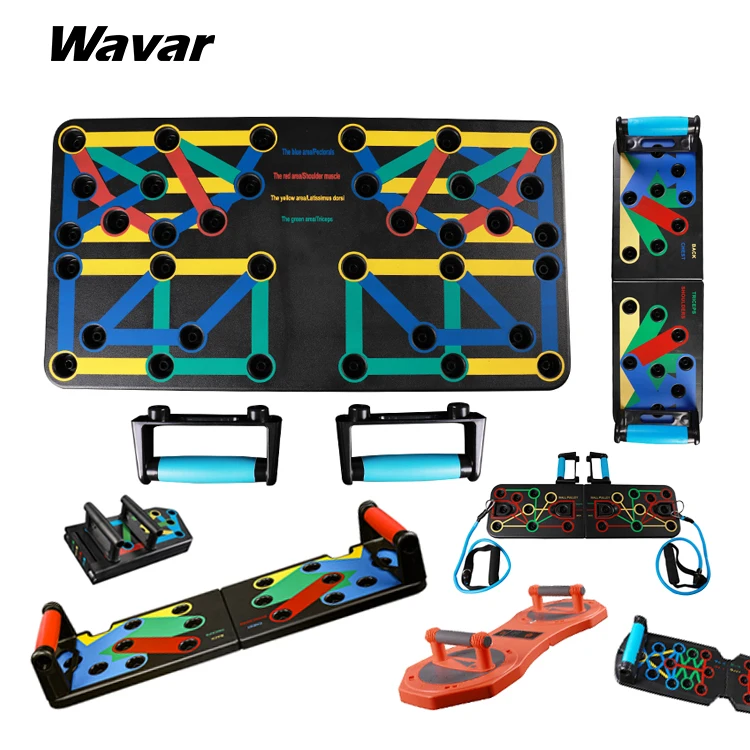 

Adjustable Push-Up Bar 13 In 1 Function Foldable Push Up Board Bar Push Up Stand 9 In 1 Push Up Rack Board, Customized