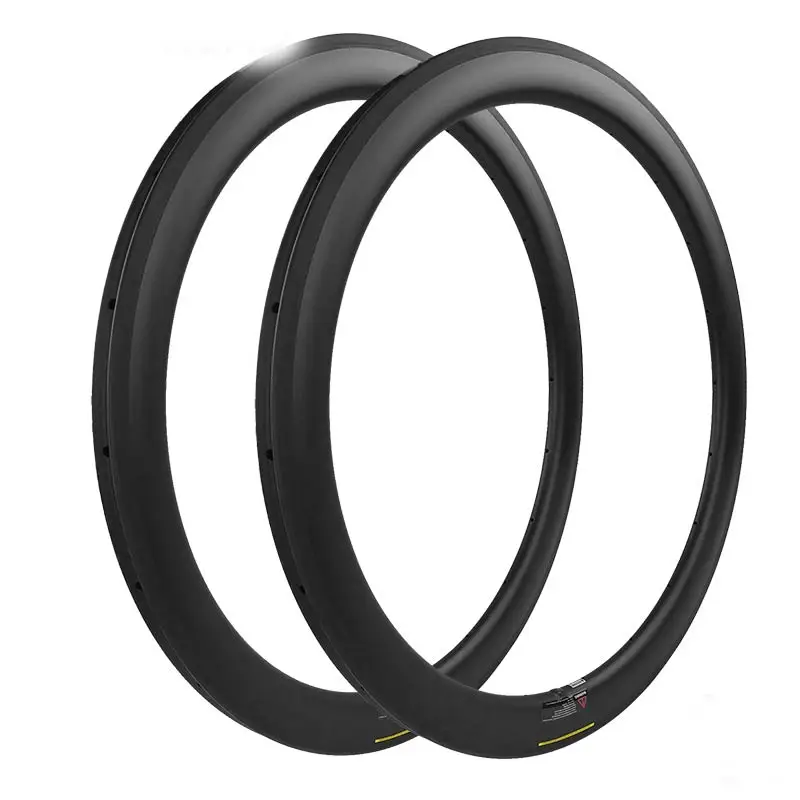 

Wide Carbon Bicycle Wheels 28mm*60mm 700c Tubular Toray Full Carbon Road Bike Rims For 2 Years Warranty