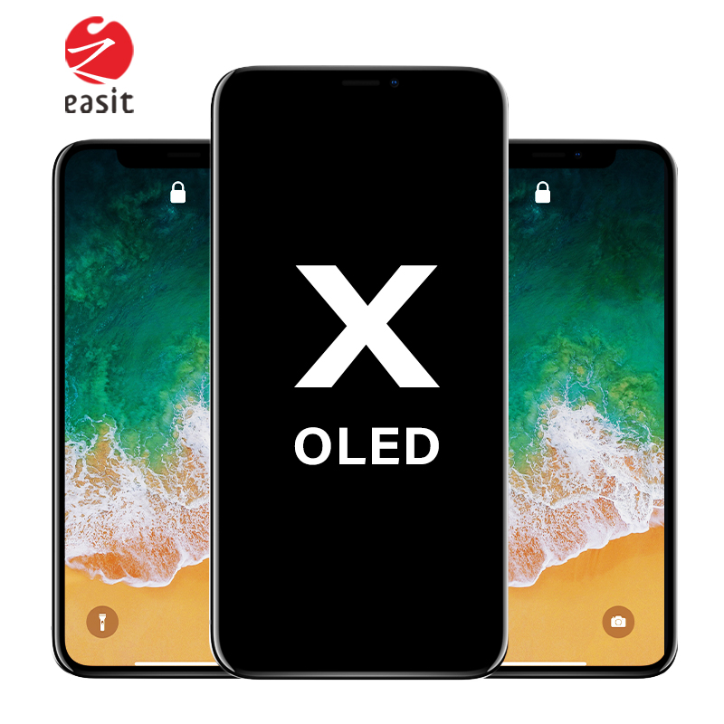 

HARD AMOLED OEM HEX Oled Screen Mobile Screens For Iphone X, Black