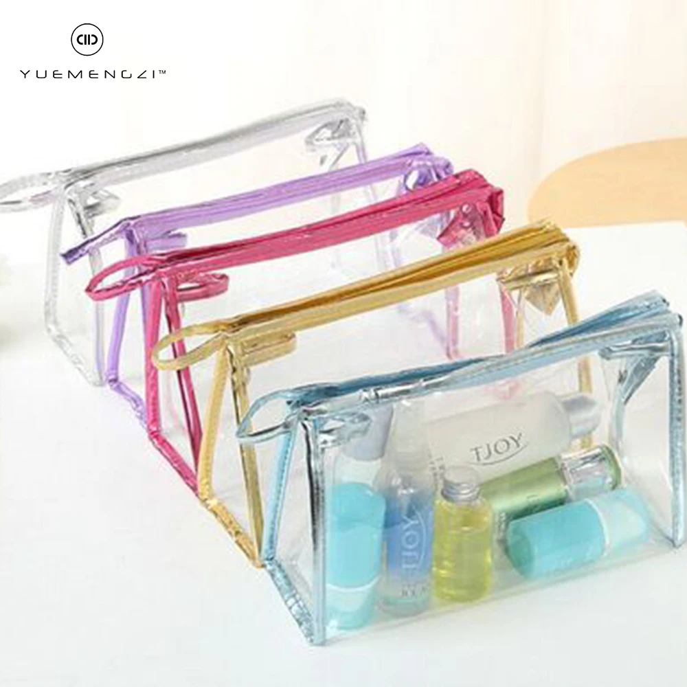 

Transparent fashion cosmetic bag waterproof ladies storage bag travel wash bag overnight package