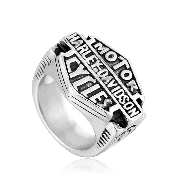 

Fashion restore ancient ways trend individual character titanium steel jewelry man ring titanium steel locomotive Halley ring