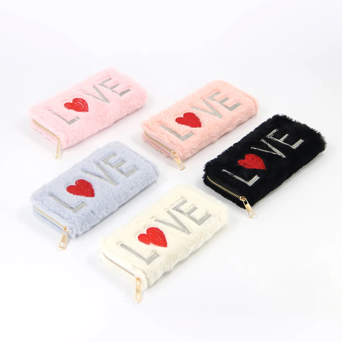 

New Product Ideas 2020 Plush Wallet Little Girl Purses Ladies Wallets and Purses, Customized