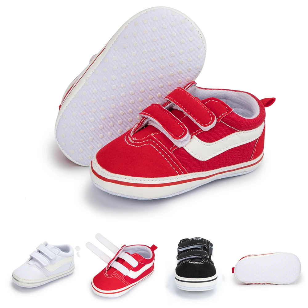 

MOQ 1 High Quality indoor infant babe warm cotton all season Denim with plaid Soft sole anti slip baby casual shoes boys, 6 color