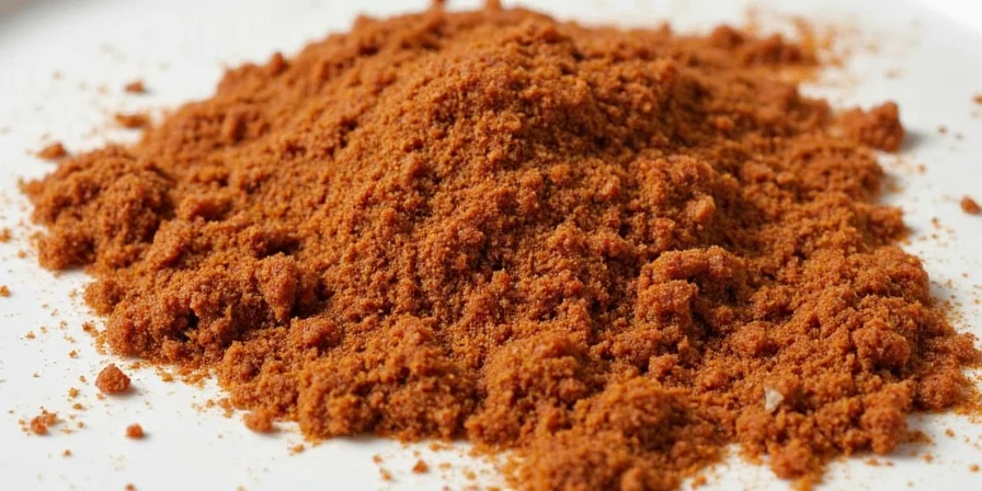 Blending fresh chermoula ingredients