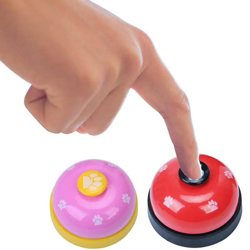 

Bell Training Supplies Voice Footprint Paw Print Trainer Cat Toy Pet, As picture