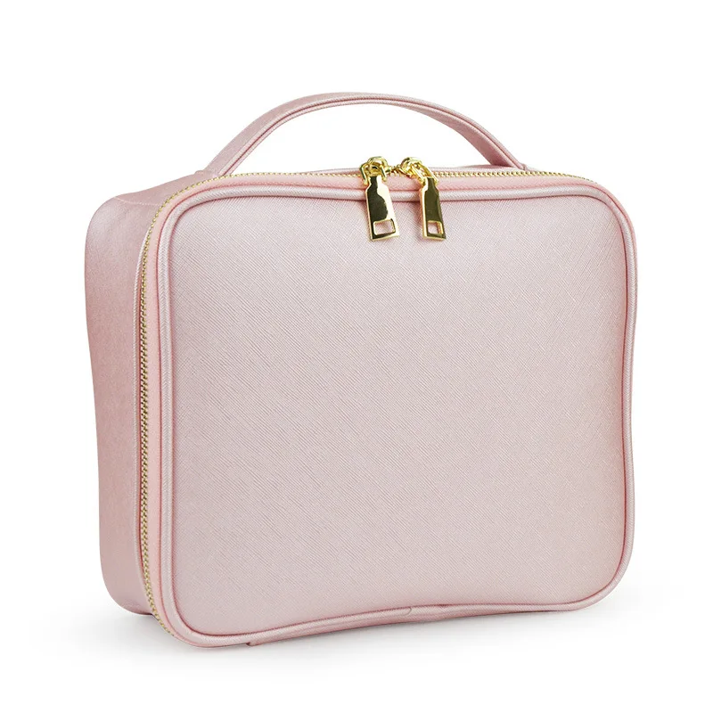 

Premium PU Leather Stock Light Weight Big Capacity Cosmetic Bag
