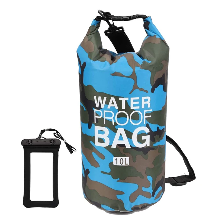 

2021 New products outdoor waterproof sport sack dry bag with adjustable shoulder strap for beach,drifting,mountaineering, Camouflage