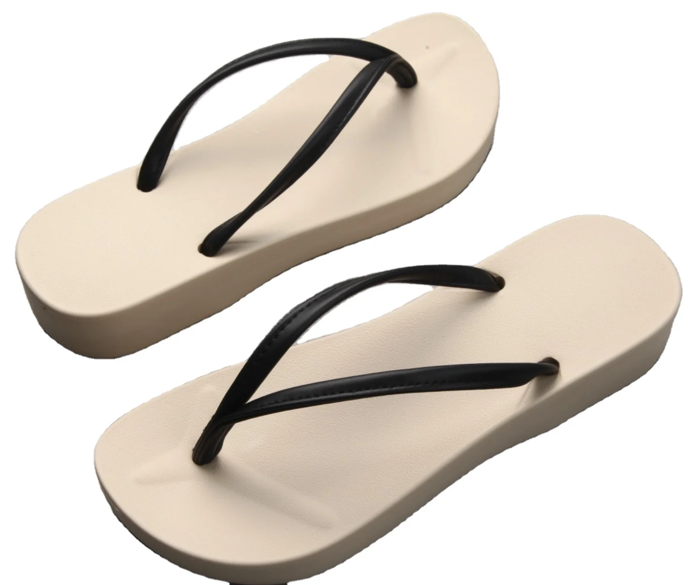 

Summer New Fashion Wedge Sandal Rubber Flip Flop Fancy Beach Slippers Flip Flop