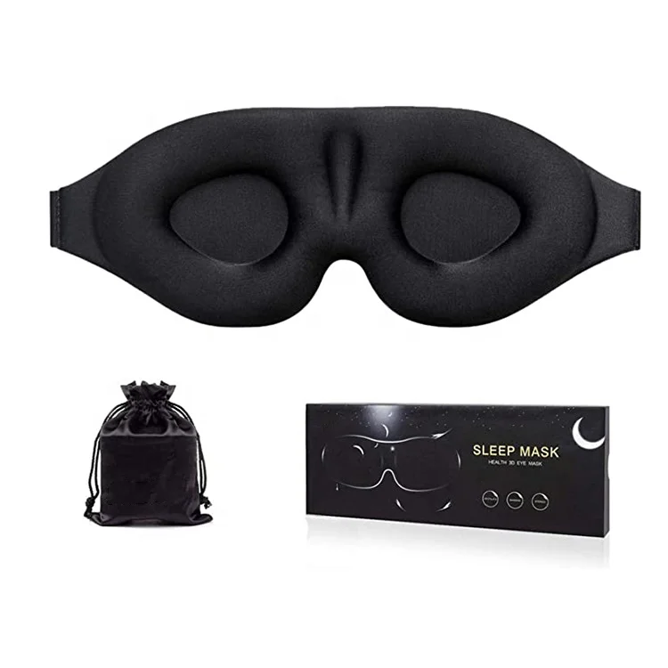 

3D SleepMask Eyeshade Cover Shade Eye Patch Women Men Soft Portable Travel Eyepatch