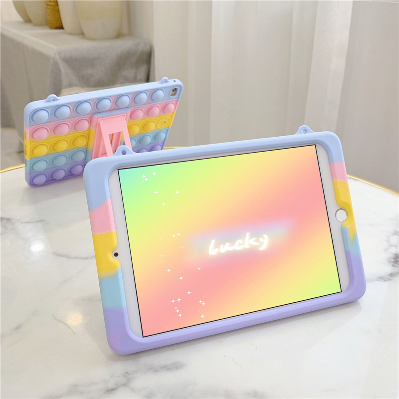

New Anti Stress Fidget Toy Bubble it Case for iPad 10.2 Kids Push Pop Bubble Case for iPad 10.9