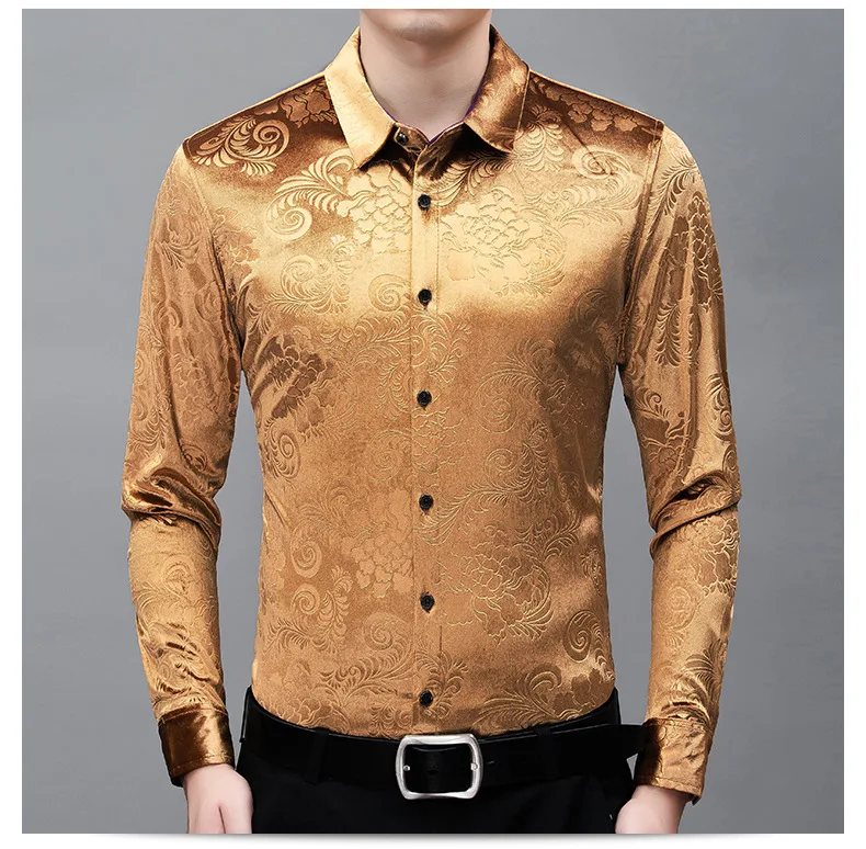 Bright Colored Printed Mens Party Wear 