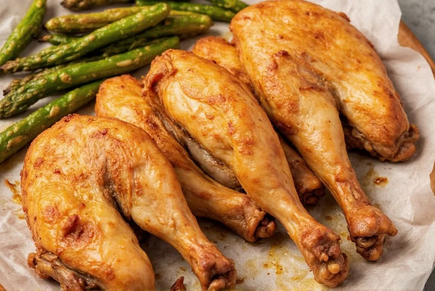 Brined chicken on a tray