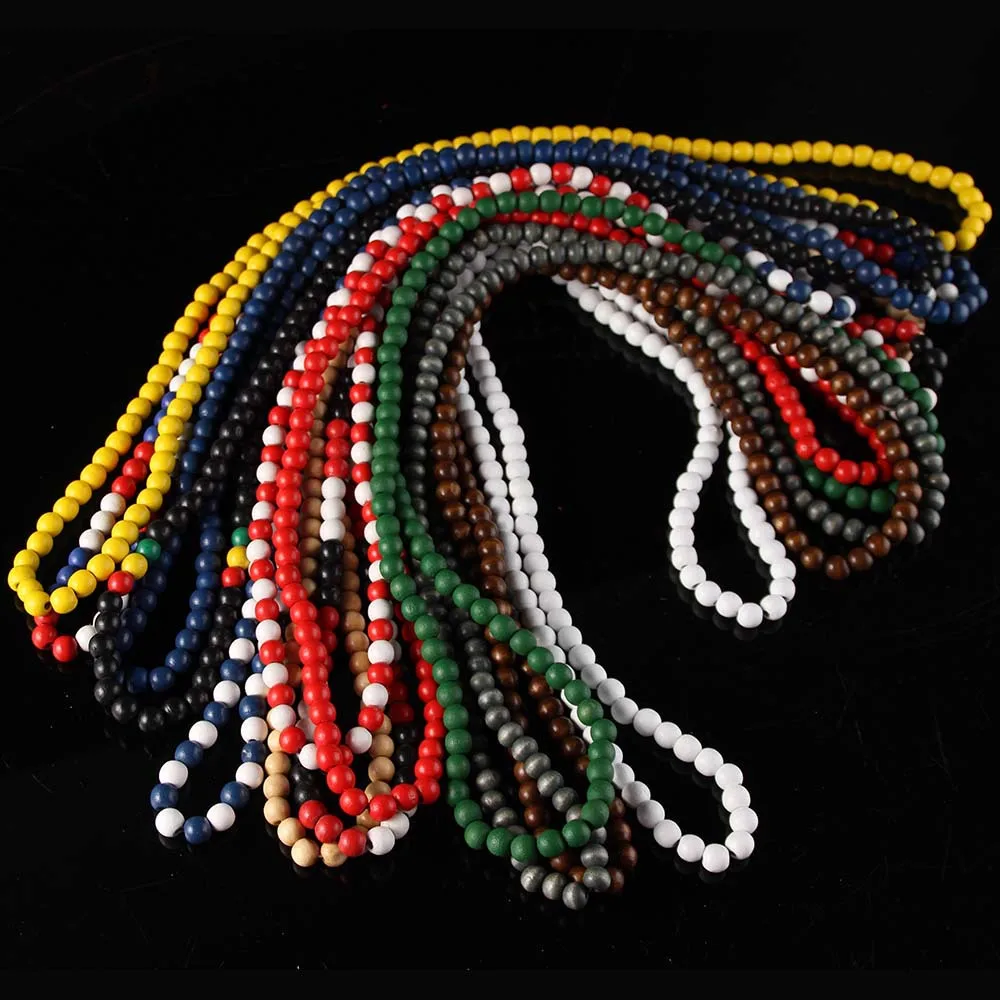 

Wholesale Fashion Hiphop Wooden Beads Jewelry Necklace