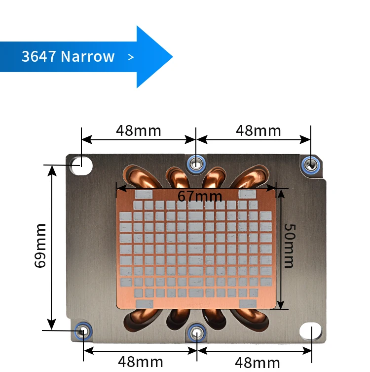 Cpu Cooler, 12V, 3U, Copper - detail 4