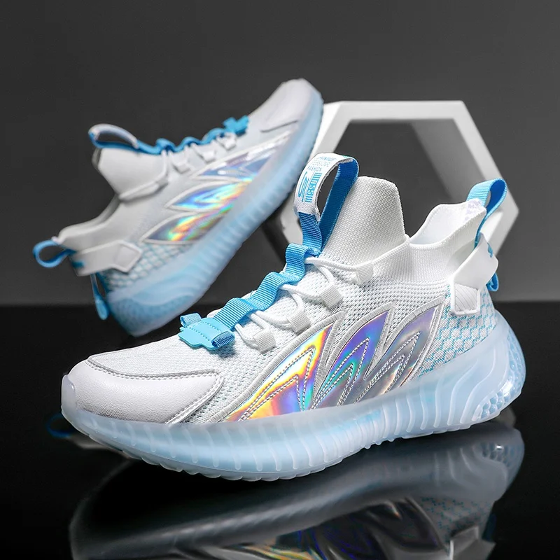 

2022 Custom High Quality Fashion Platform casual shoes Men Sneakers Breathable Sport Shoes Flying men shoes sports