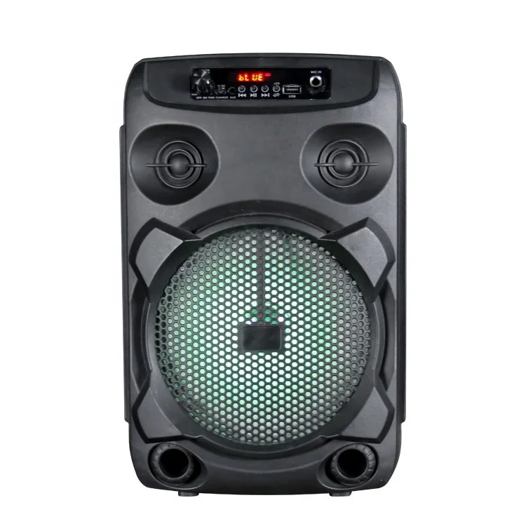 

New private LED usb wireless portable trolly speaker for home party