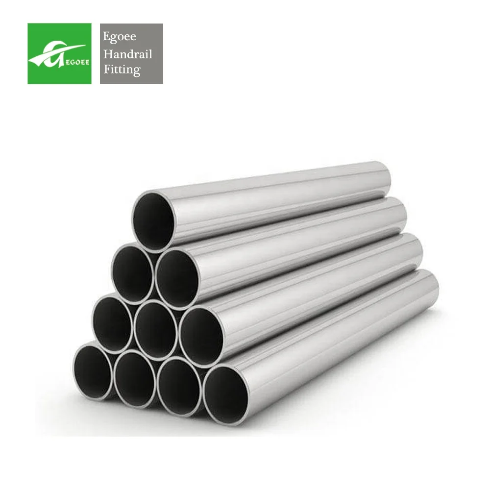 
Foshan Mill ASTM A 554 SS 201 301 304 316 decorative handrail stainless steel tube 