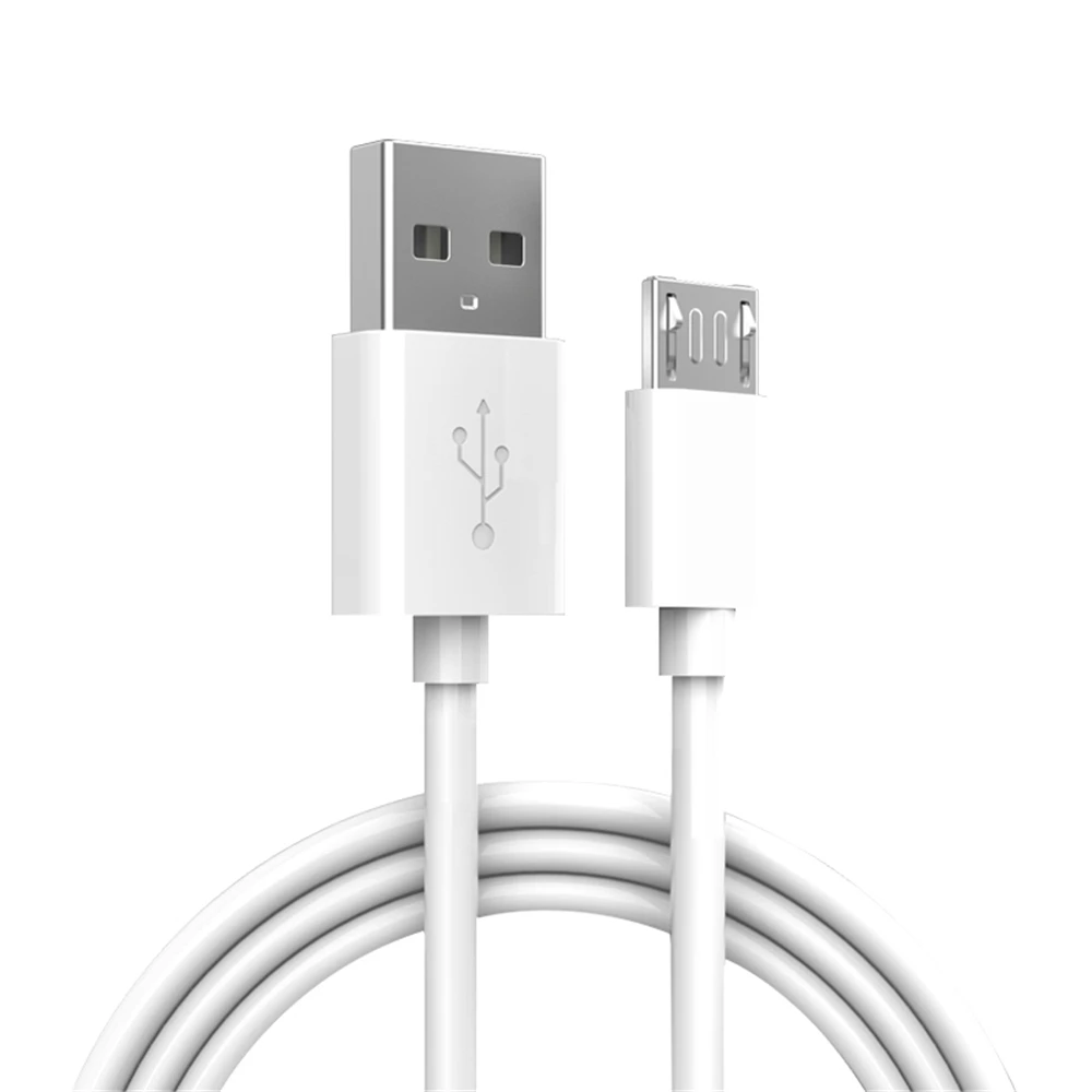 

wholesale high quality super flexible colored charging data mini type C micro usb cable Iphone V8 Samsung USB Cable, White