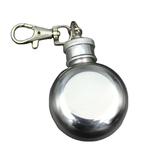 

Pocket portable stainless steel hip flask fashion round hip flask