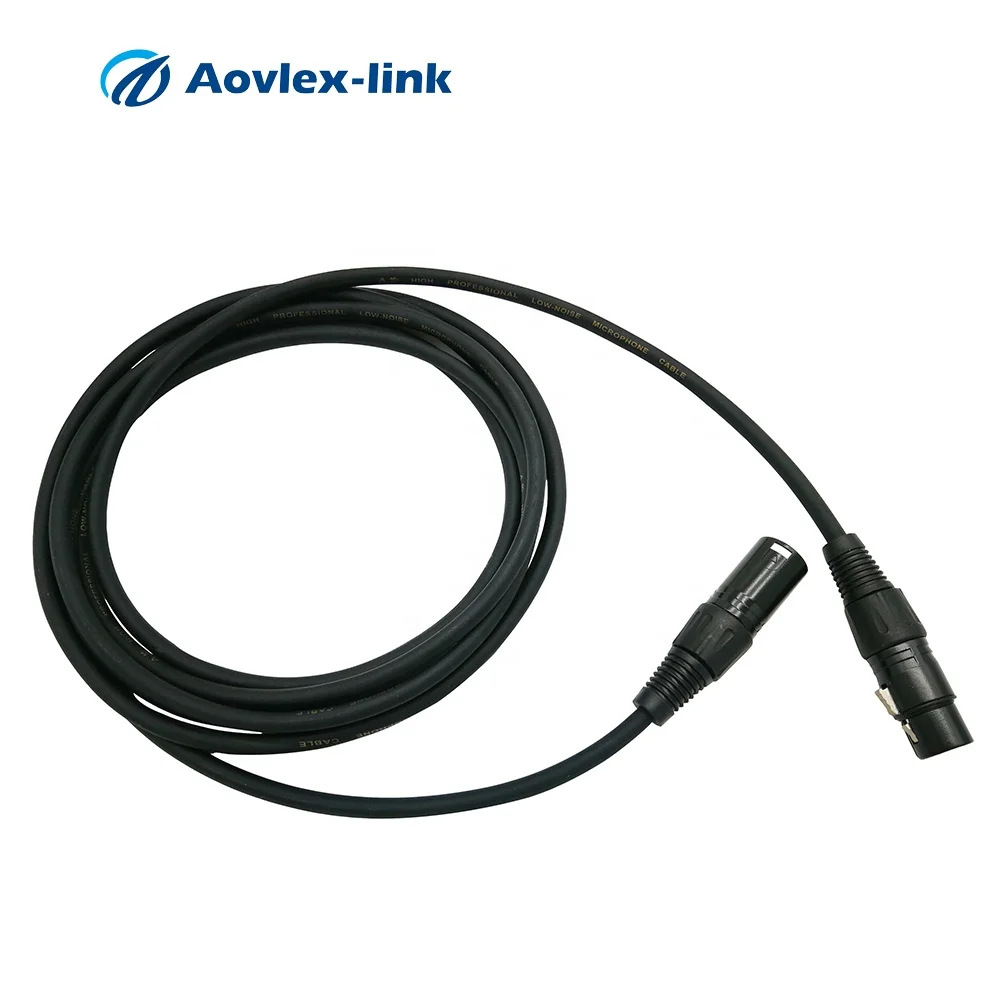 XLR cable 3Pin male to female professional balanced Audio Microphone Cable soft Hi-Fi - ANKUX.COM