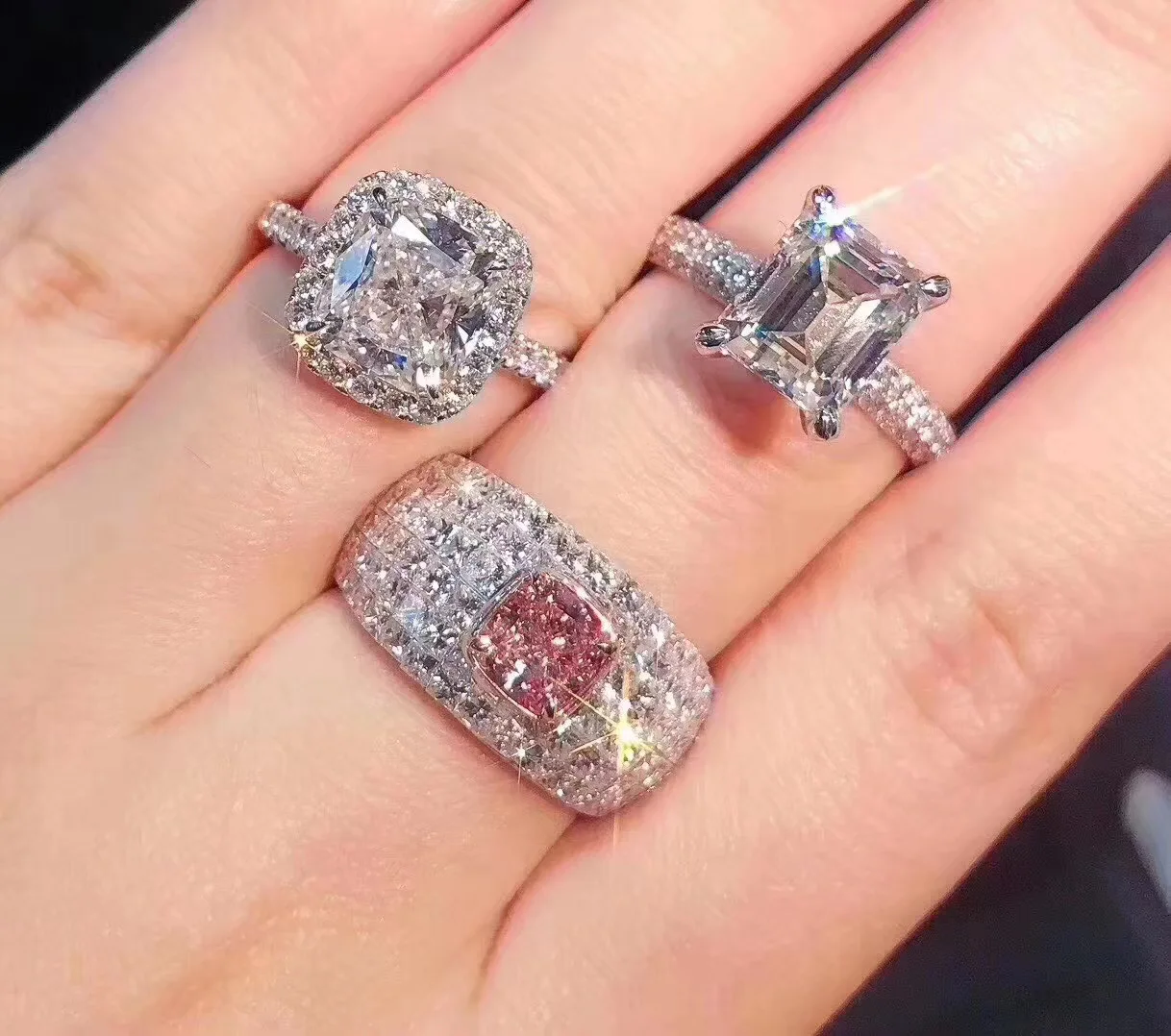 High Quality Caract Def Color Vvs Loose Moissanite Jewelry Customer