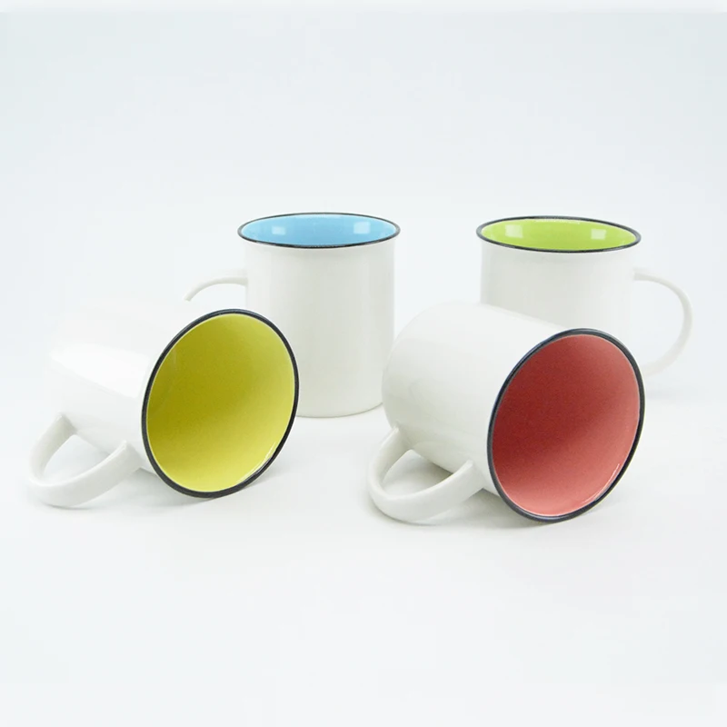 
China manufactures eco ware custom logo porcelain mug custom blank wholesale 11 oz ceramic white mug 